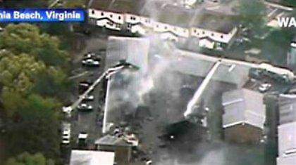 Στις φλόγες τυλίχτηκαν πέντε κτίρια στη Βιρτζίνια