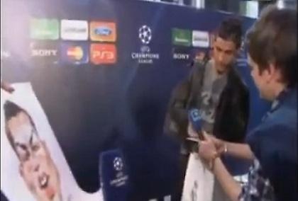 Η καρικατούρα και η απάντηση του Ρονάλντο