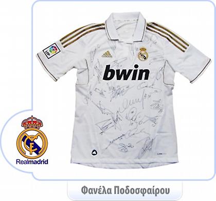 Συλλεκτική φανέλα Ρεάλ Μαδρίτης με υπογραφές των παικτών σε δημοπρασία στο ricardo.gr