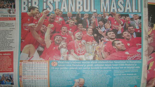 Αποθεώνει τον Ολυμπιακό ο Τουρκικός Τύπος