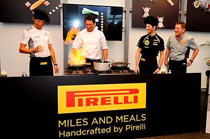 Βιβλίο μαγειρικής Pirelli αλά...F1!
