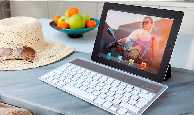Ηλιακό keyboard για Μac και OS από τη Logitech