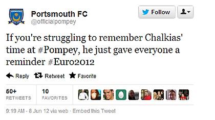 Ειρωνεύτηκε τον Χαλκιά η… Πόρτσμουθ!