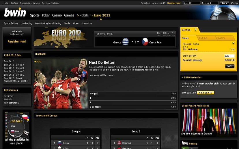 Η καρδιά του EURO 2012 χτυπάει στην bwin!