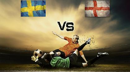 Οι ενδεκάδες στο Σουηδία-Αγγλία