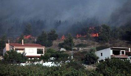 Διακοπή κυκλοφορίας λόγω της πυρκαγιάς