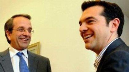 O Τσίπρας συνεχάρη τον Σαμαρά για τη νίκη του