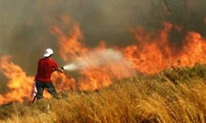 Πυρκαγιά στη Σαλαμίνα