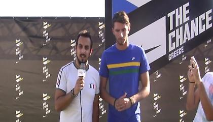 Ο Στέφανος Καπίνο στο «Nike Chance»