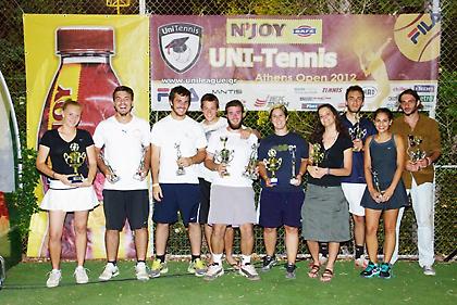 Εντυπωσιακός ο Γλέζος και οι άλλοι νικητές του N’JOY UNI-Tennis 4!