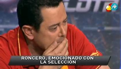 Έβαλε τα κλάματα για την Ισπανία (video)