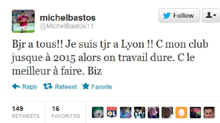 Μπάστος: «Για πάντα στη Λιόν»!