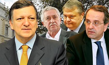 Τετ α τετ Σαμαρά με Μπαρόζο και πολιτικούς αρχηγούς