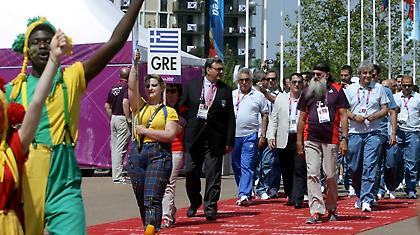 Το Λονδίνο… υποδέχτηκε την ελληνική αποστολή