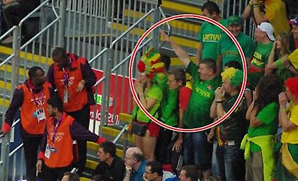 Ναζιστικός χαιρετισμός από Λιθουανό (pic)