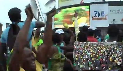 «Τρέλα» στην Τζαμάικα για Μπολτ (video)