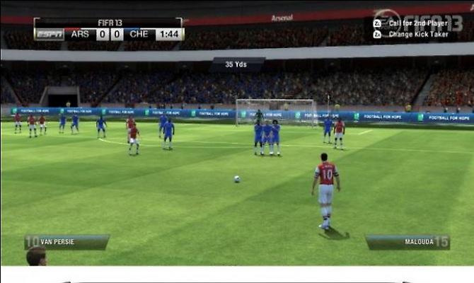 Λεπτομέρειες για το FIFA 13 στο Wii U