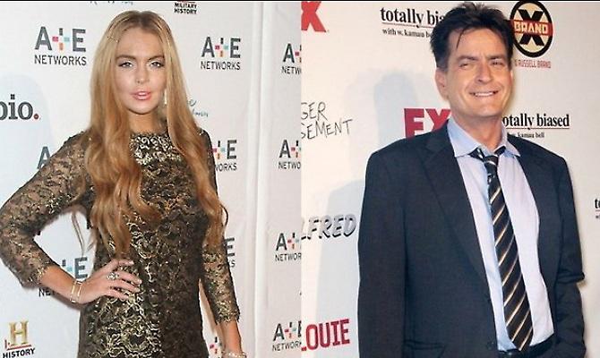 Lindsay Lohan και Charlie Sheen στο Scary Movie 5