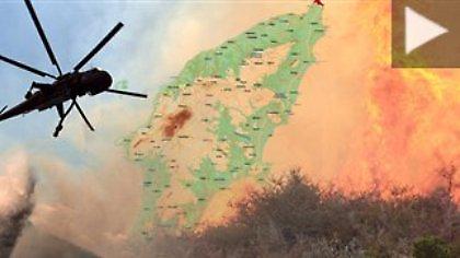 Πύρινα μέτωπα σε Ρόδο, Κρήτη και Φλώρινα