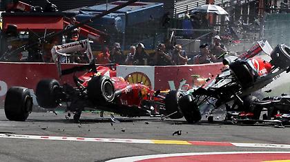 Αλόνσο: «Τυχερός που δεν τραυματίστηκα»