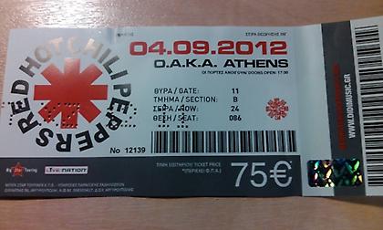 Red Hot Chili Peppers: Δρομολόγια ΗΣΑΠ