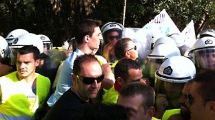 Αποχώρησαν οι αστυνομικοί από τη σχολή των ΜΑΤ