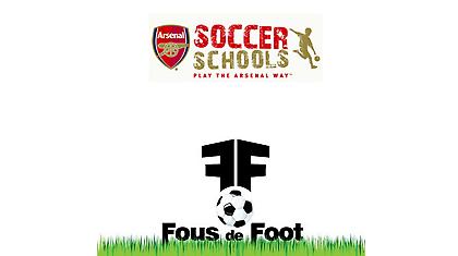 Τα Arsenal Soccer Schools στο Fous de Foot