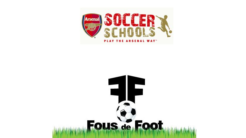 Τα Arsenal Soccer Schools στο Fous de Foot