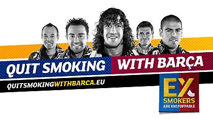 Barca και ΕΕ μαζί κατά του καπνίσματος
