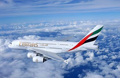 Το A380 της Emirates στο δρομολόγιο Ντουμπάι - Σιγκαπούρη
