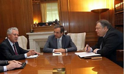 Σύσκεψη Σαμαρά, Βενιζέλου, Κουβέλη