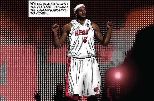 Ο Λεμπρόν έγινε υπερήρωας σε κόμικ