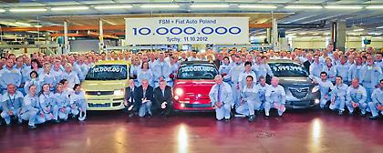 10.000.000 Fiat στα εργοστάσια της Πολωνίας