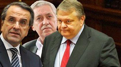 Ξεχωριστές συναντήσεις Σαμαρά με Βενιζέλο και Κουβέλη