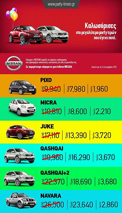 «Party»…τιμών από τη Nissan