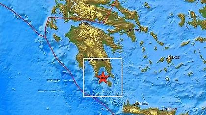 Σεισμός 3,5 Ρίχτερ στη Λακωνία