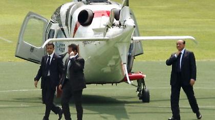 Με ελικόπτερο στο Μιλανέλο ο Μπερλουσκόνι