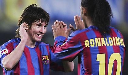 Εγκώμια Ροναλντίνιο για Μέσι