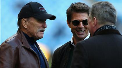 Ο Τομ Κρουζ στο ντέρμπι του Μάντσεστερ