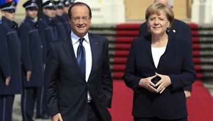 Συνάντηση Ολάντ-Μέρκελ το απόγευμα