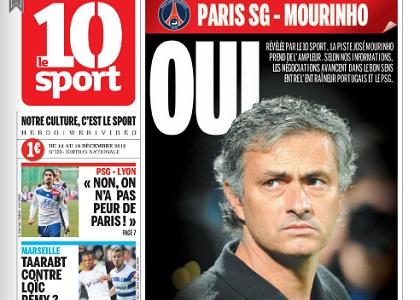 Επαφή του Μουρίνιο με Παρί