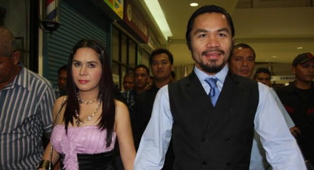 Το ζεύγος Πακιάο διαφωνεί...