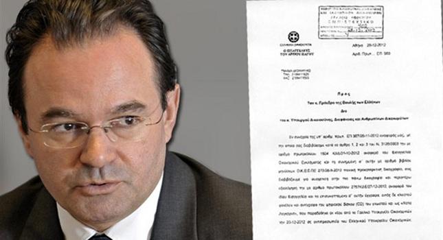 Αυτό είναι το πόρισμα που «καίει» τον Παπακωνσταντίνου