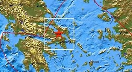 Σεισμός 4 Ρίχτερ βόρεια της Χαλκίδας