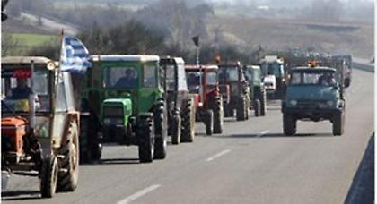 Συμβολικός αποκλεισμός της Εγνατίας από τους αγρότες