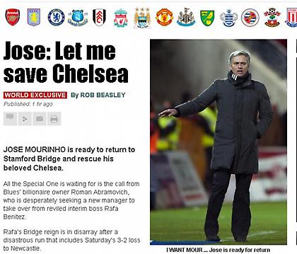 Σενάρια για Τσέλσι και Μουρίνιο!