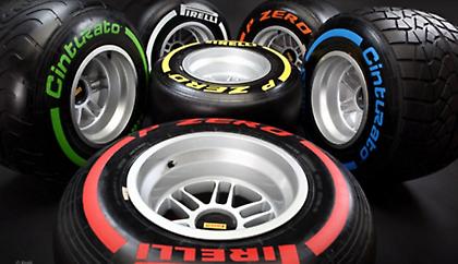 Τα ελαστικά των πρώτων γκραν πρι