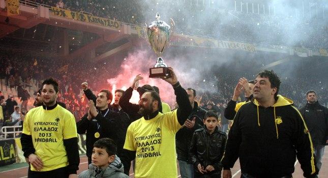 Η αποθέωση της Κυπελλούχου ΑΕΚ! (pics/video)