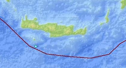Σεισμική δόνηση 4,2 Ρίχτερ νότια της Κρήτης