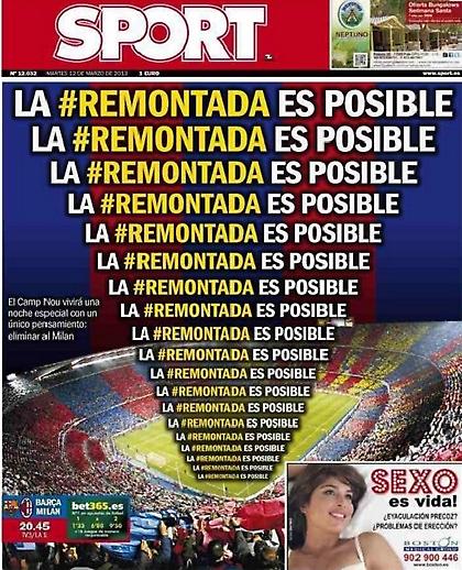 «Μπάρτσα, η ανατροπή είναι δυνατή»